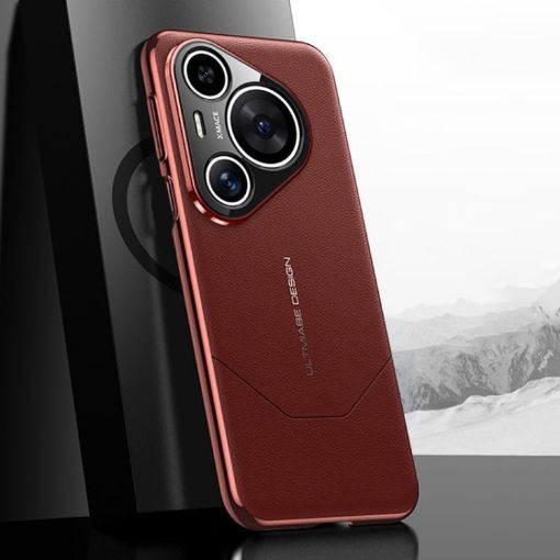Huawei Pura 70 Pro/Pro+ Red Electroplated Premium Phone Case - 1