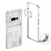 Nothing Phone 3a Metal Frame Heat Dissipation Case with Camera Guard (Silver) - 1
