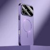 iPhone 16 Plus Kalebol MagSafe Frosted PC Case - Deep Purple - 1