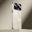 iPhone 14 Kalebol MagSafe Frosted PC Case - Titanium Color - 1