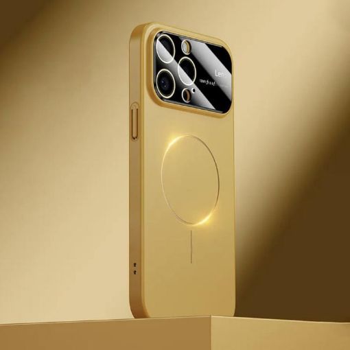 iPhone 14 Pro Max Kalebol MagSafe Frosted PC Case - Khaki - 1