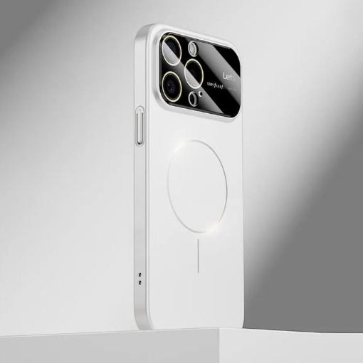iPhone 14 Pro Max Kalebol MagSafe Frosted PC Case White - 1