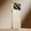 iPhone 13 Pro Kalebol MagSafe Frosted PC Case - Desert Gold - 1