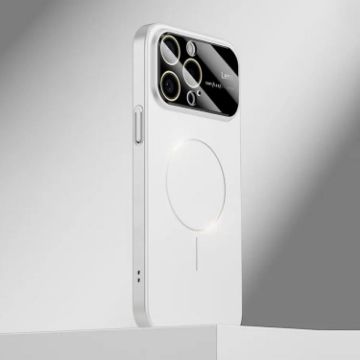 iPhone 13 Pro Kalebol MagSafe Frosted PC Case White - Large Window - 1