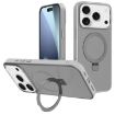 iPhone 17 Pro Kalebol Metal Lens Frame MagSafe Frosted Case Grey - 1