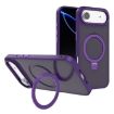 iPhone 17 Air Kalebol Metal Lens Frame MagSafe Case Dark Purple - 1