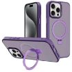 iPhone 15 Pro Max Dark Purple Metal Lens Frame MagSafe Case - 1