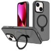 iPhone 13 Kalebol Metal Lens Frame MagSafe Holder Frosted Case Black - 1