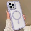 iPhone 12 Pro Max MagSafe Case with Large Lens Hole & Rhinestone Frame - 1
