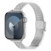 Apple Watch Milanese Embossed Metal Band Silver Rhombus 46/49/45/44mm - 1