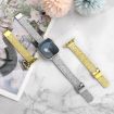 Apple Watch Milanese Embossed Metal Band Silver Rhombus 46/49/45/44mm - 4