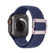 Apple Watch Band 46/49/45/44mm Double Loop Nylon Braid Deep Blue - 1