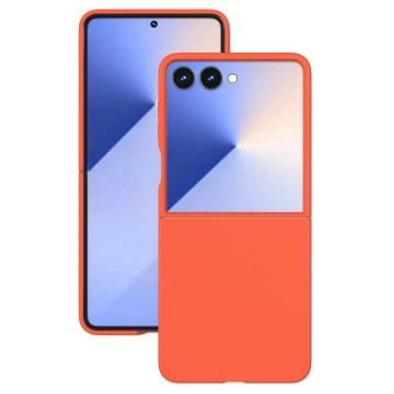 Samsung Galaxy Z Flip7 Orange Kalebol Solid Color PC Phone Case - 1