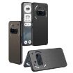 GKK Skin Feel Leather Nylon Phone Case for Nothing Phone 3a - Brown - 2