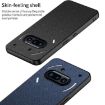 GKK Skin Feel Leather Nylon Phone Case for Nothing Phone 3a - Brown - 3