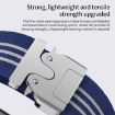 Apple Watch 38/40/41/S10 42mm Grey White Nylon Braided Band - 4