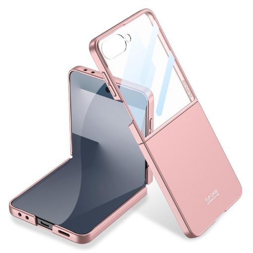 Samsung Galaxy Z Flip7 5G GKK Ultra-thin Full Coverage Case - Pink - 1