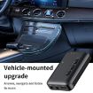 2 in 1 Car Bluetooth AUX Receiver Transmitter Audio Adapter - Black - 8