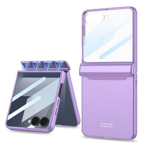 Samsung Galaxy Z Flip7 5G Magnetic Full Coverage Case - Dream Purple - 1