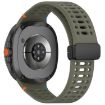 Samsung Galaxy Watch 8/8 Classic Magnetic Buckle Silicone Band Green - 2