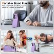 Samsung Galaxy Z Fold5 Light Purple Leather Case with Card Holder & Film - 4