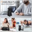 Samsung Galaxy Z Fold7 Leather Case with Card Holder & Tempered Film - Black - 4