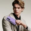 Samsung Galaxy Z Fold4 Light Purple Leather Case with Card Holder & Film - 8