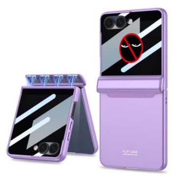 Samsung Galaxy Z Flip7 5G Case - GKK Privacy Film, Magnetic, Purple - 1