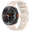 Samsung Galaxy Watch 8/8 Classic Silicone Band, Ladder Buckle (Starlight) - 1