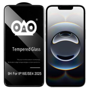 iPhone 16e Shockproof Edge Airbag Tempered Glass Film - 1