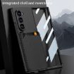 Samsung Galaxy Z Fold7 5G GKK Magnetic Card Bag Case (Carbon Fiber) - 8