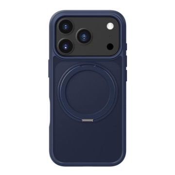 iPhone 17 Pro Kalebol Frosted MagSafe Acrylic TPU Case Navy Blue - 1