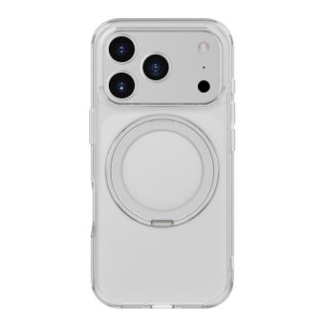 iPhone 17 Pro Kalebol Frosted MagSafe Acrylic TPU Case (Transparent) - 1