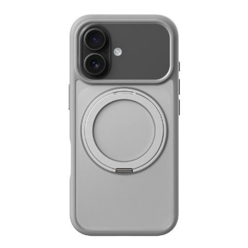 iPhone 17 Kalebol Frosted MagSafe Acrylic TPU Case - Cobble Grey - 1