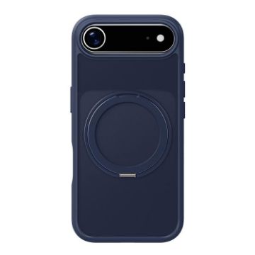 iPhone 17 Air Kalebol Frosted MagSafe Acrylic TPU Case Navy Blue - 1