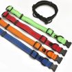 Reflective Pet Collar & Leash Set, Waterproof, Size S, Black Buckle - 4