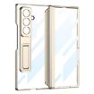 Galaxy Z Fold7 5G GKK Magnetic Hinge Case with Holder - Gold - 1