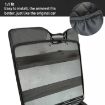 Ford F150 2015-2022 Grey Armrest Box Leather Cover Mat - 6