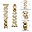 Apple Watch Band Gold - 38/40/41/S10 42mm 20mm Twist Diamond Metal - 3