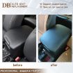 Toyota Prado 2010-2019 Armrest Box Leather Cover (Black Grey) - 3
