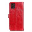 Samsung Galaxy XCover7 Pro Red Retro Leather Phone Case - 3