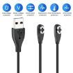 Magnetic USB Charging Cable for Shokz Bone Conduction Earphones (Black) - 5
