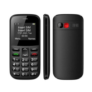 MXMID B210 Keypad Phone, 1.77" Display, LED Flashlight, Dual SIM, EU Plug - 1