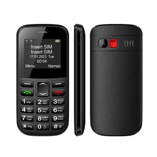 MXMID B210 Keypad Phone, 1.77" Display, LED Flashlight, Dual SIM, UK Plug - 1