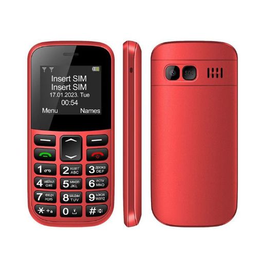 MXMID B210 Keypad Phone, 1.77" Display, LED Flashlight, Big Keyboard, Dual SIM - 1