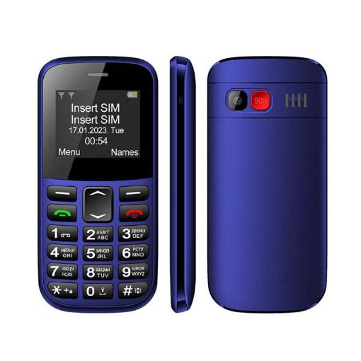 MXMID B210 Keypad Phone, 1.77" Display, LED Flashlight, Dual SIM, AU Plug - 1
