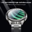 Yesido IO34 1.43" AMOLED Metal Smart Watch with BT Call - Grey - 4