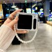 Huawei Pura X Pink Phone Case with Bracelet & Pearlescent Shell Texture - 5