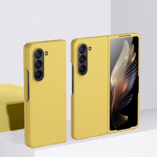 Samsung Galaxy Z Fold6 Kalebol Ultra-thin Shockproof Case Yellow - 1