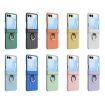 Samsung Galaxy Z Flip7 5G Shockproof Case with Ring - White PC Skin Feel - 2